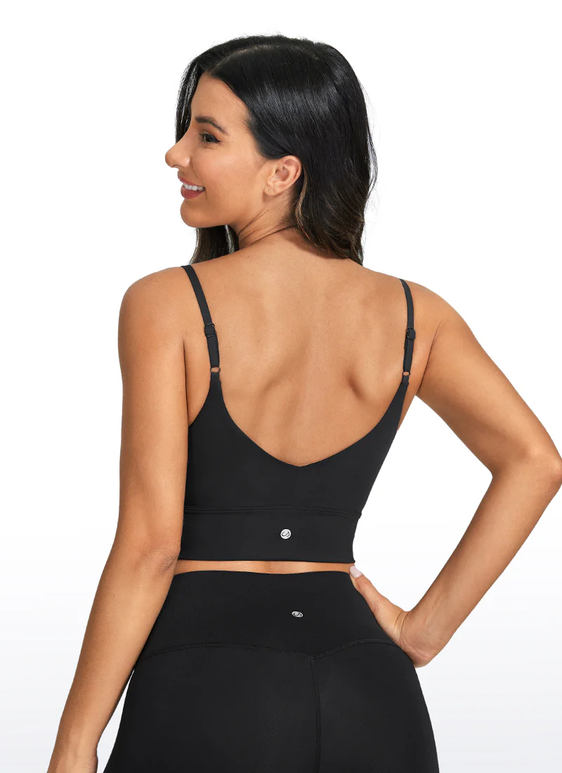 Brushed Nakedfeel Longline Adjustable Bra - Image 11