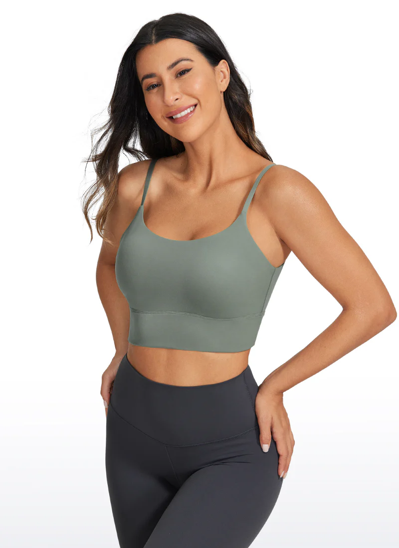 Brushed Nakedfeel Longline Adjustable Bra - Image 18