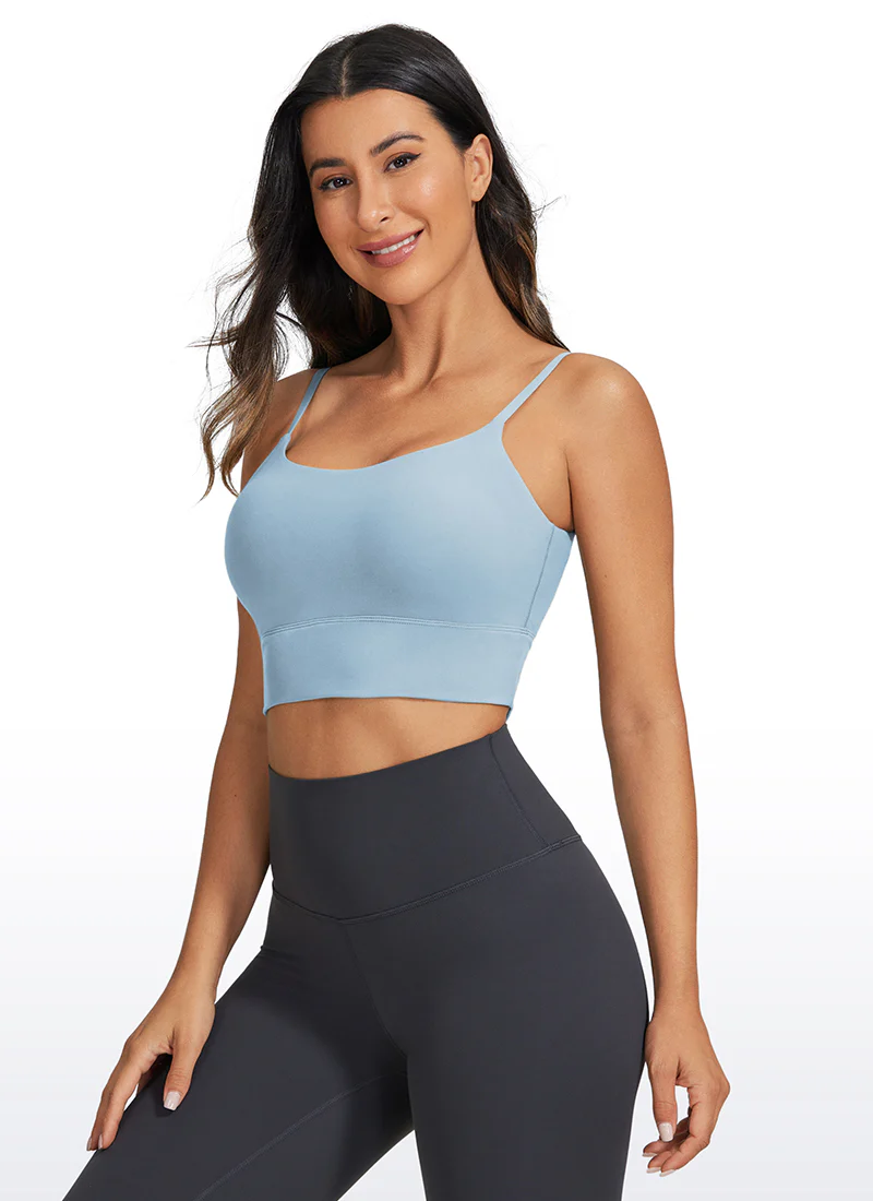 Brushed Nakedfeel Longline Adjustable Bra - Image 21