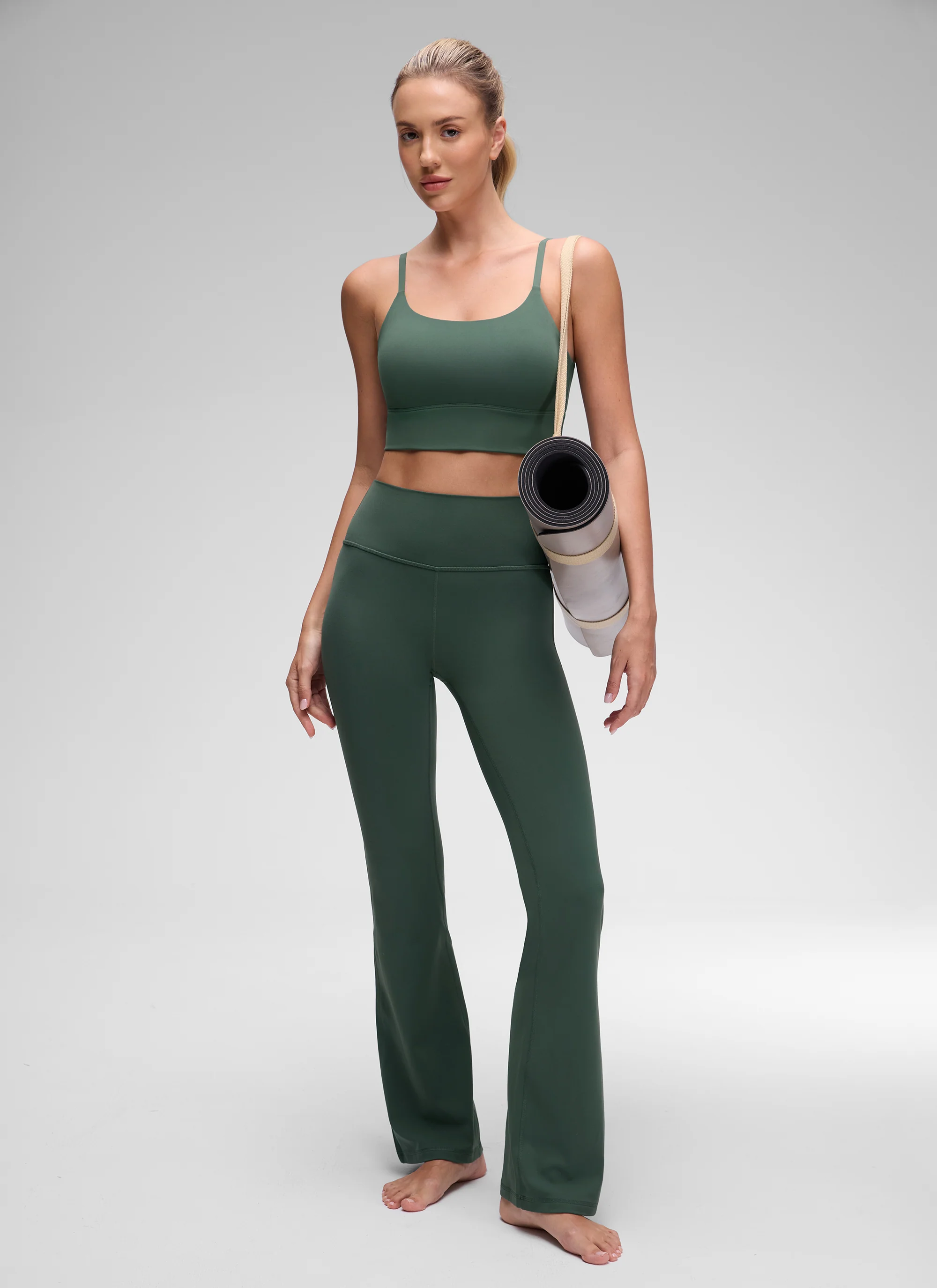 Brushed Nakedfeel Longline Adjustable Bra - Image 3