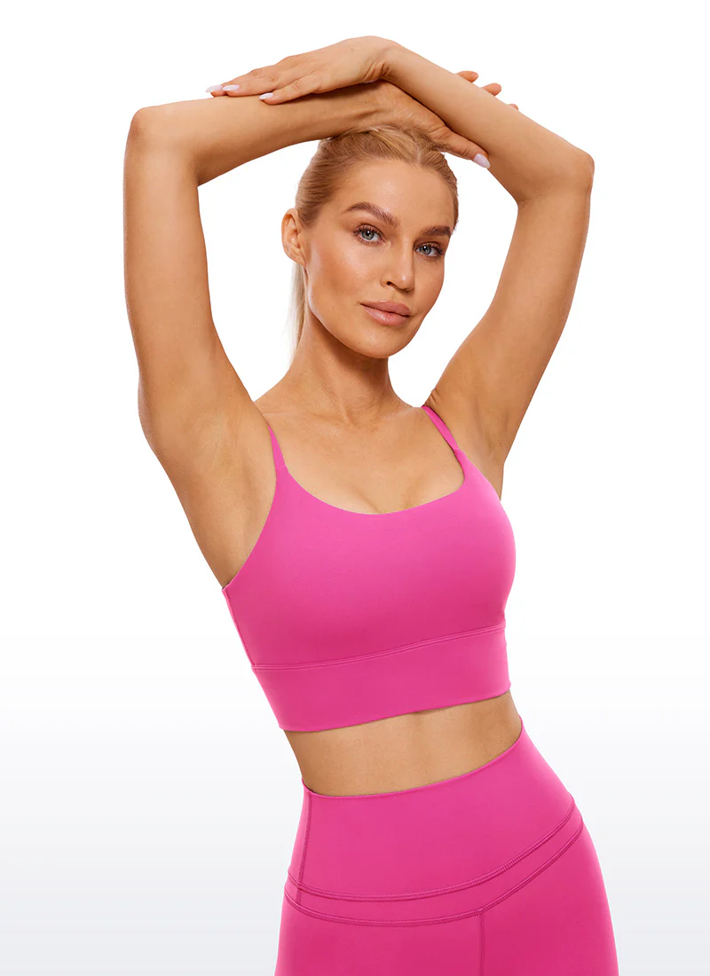 Brushed Nakedfeel Longline Adjustable Bra - Image 34