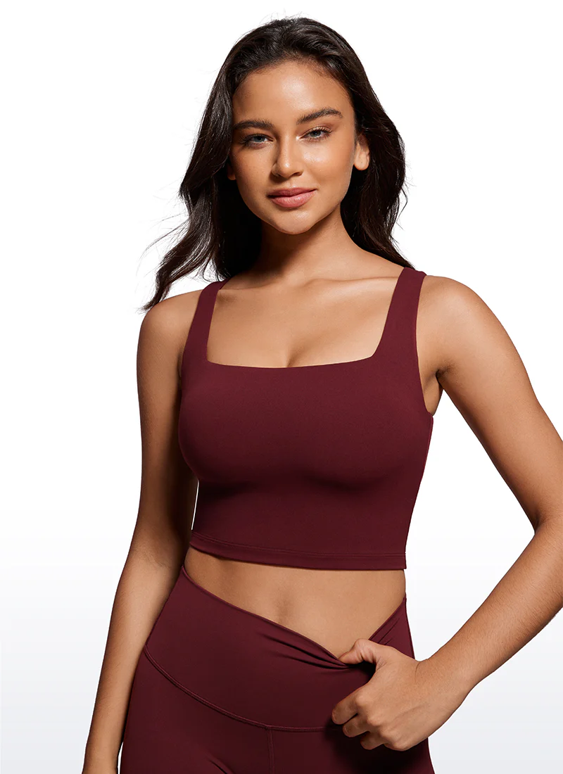 Butterluxe Square Neck Built in Bra Tank - Image 15