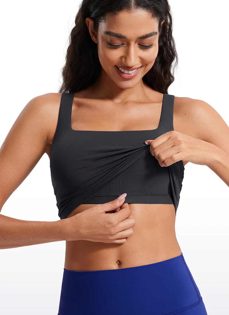 Butterluxe Square Neck Built in Bra Tank - Image 21