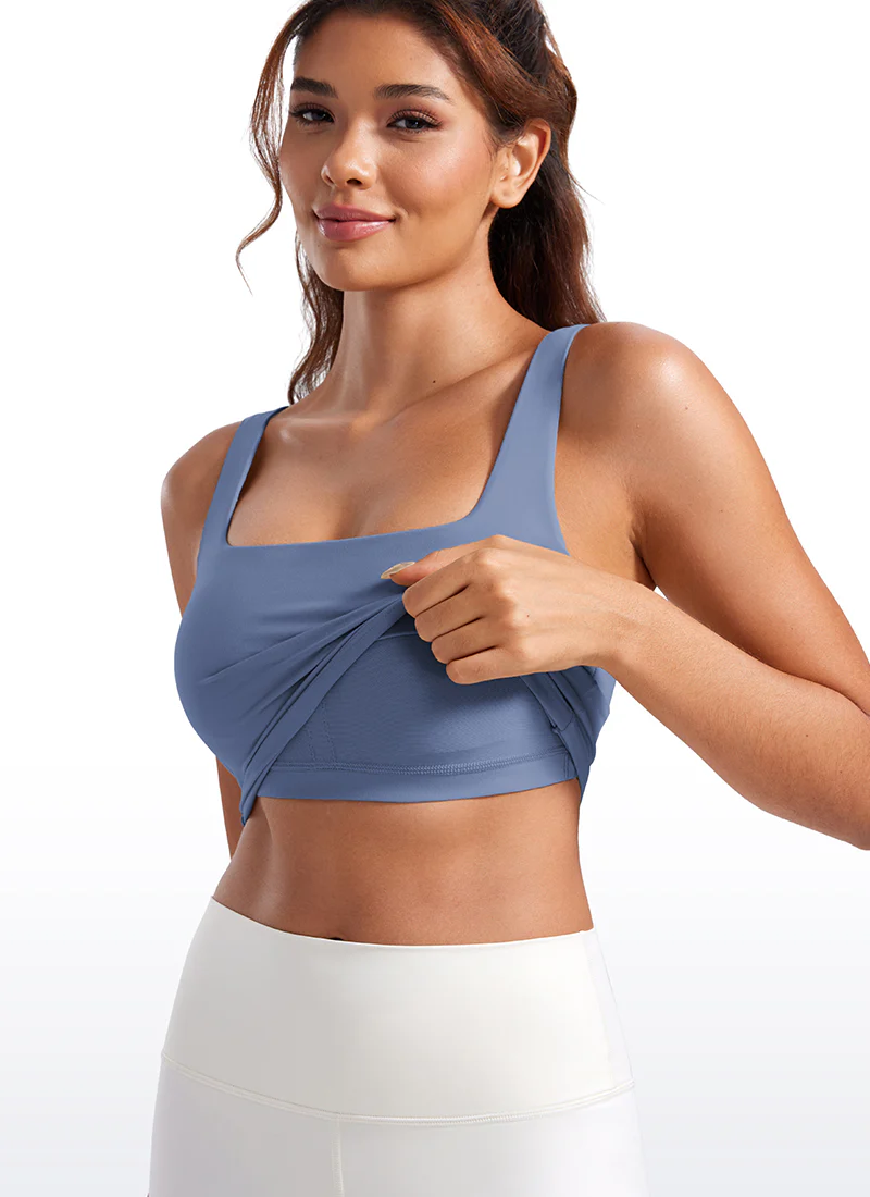 Butterluxe Square Neck Built in Bra Tank - Image 25