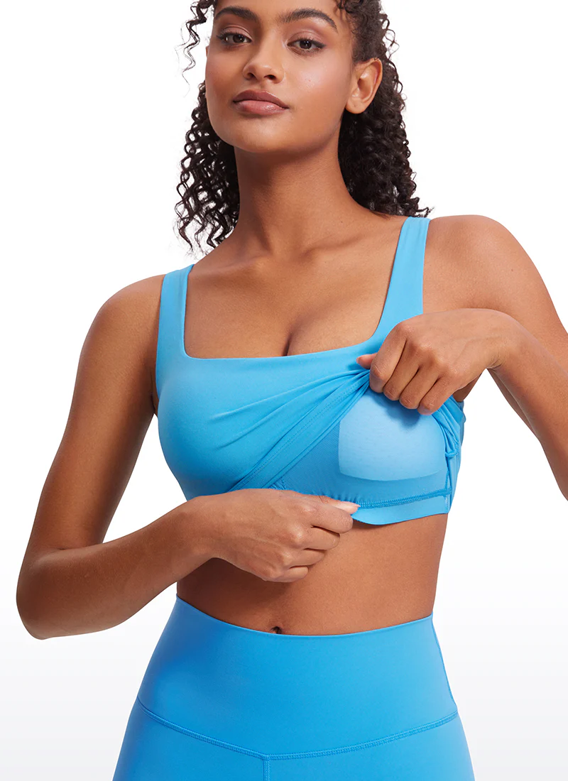 Butterluxe Square Neck Built in Bra Tank - Image 29