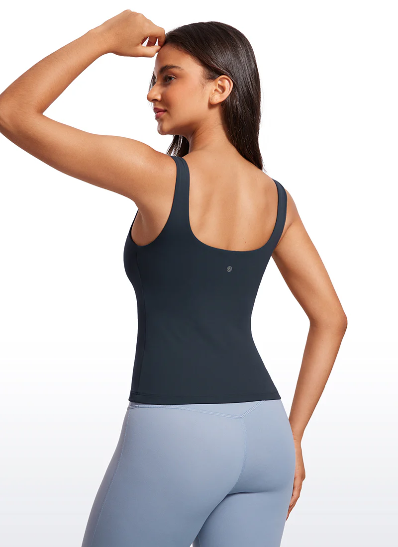 Butterluxe U Neck Built in Bra Tank - Image 31