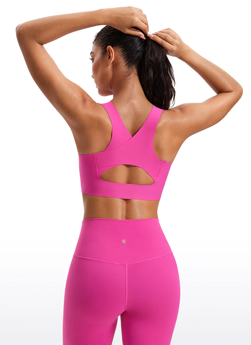 Flex Sculpt Racerback U Neck Sports Bra - Image 35