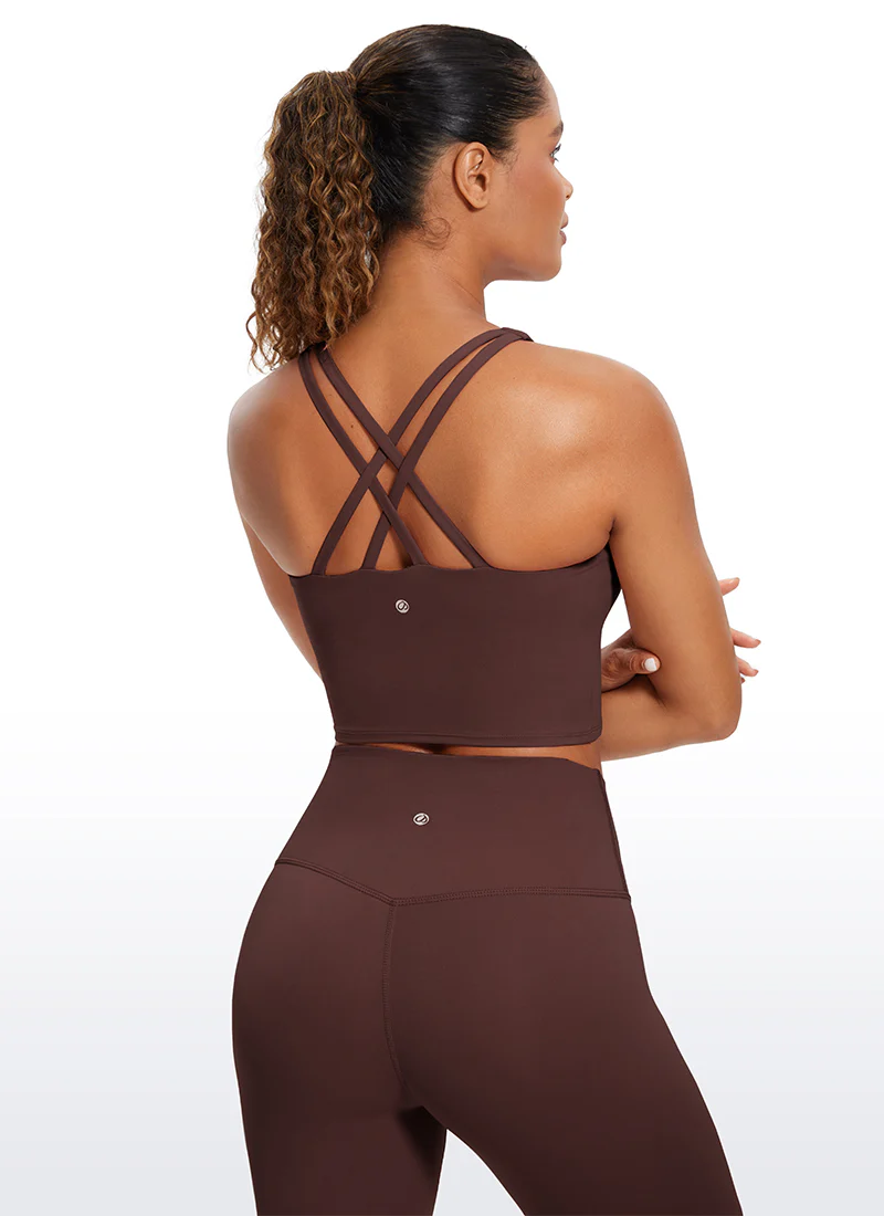 Butterluxe Criss Cross Back Built-in Bra Tanks - Image 20