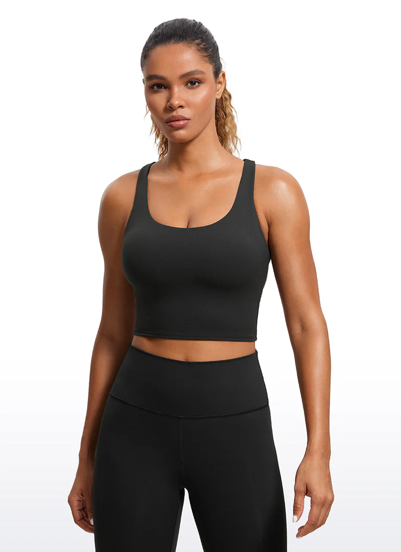 Butterluxe Criss Cross Back Built-in Bra Tanks - Image 6