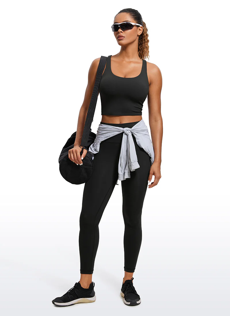 Butterluxe Criss Cross Back Built-in Bra Tanks - Image 7