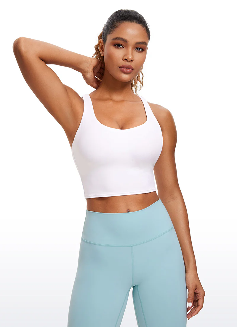 Butterluxe Criss Cross Back Built-in Bra Tanks - Image 9