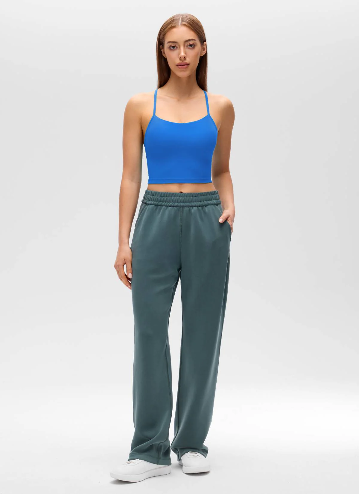 Butterluxe Y Back Built in Bra Tank - Image 31