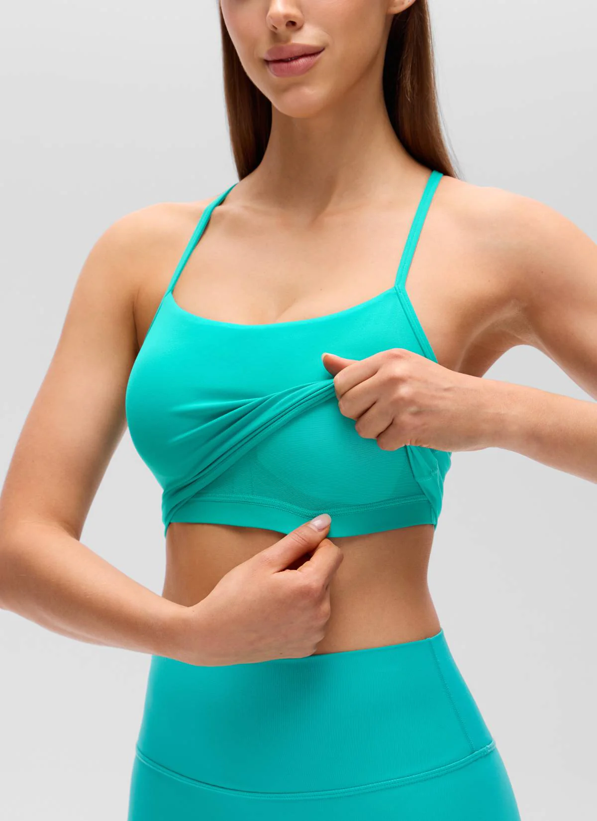 Butterluxe Y Back Built in Bra Tank - Image 40