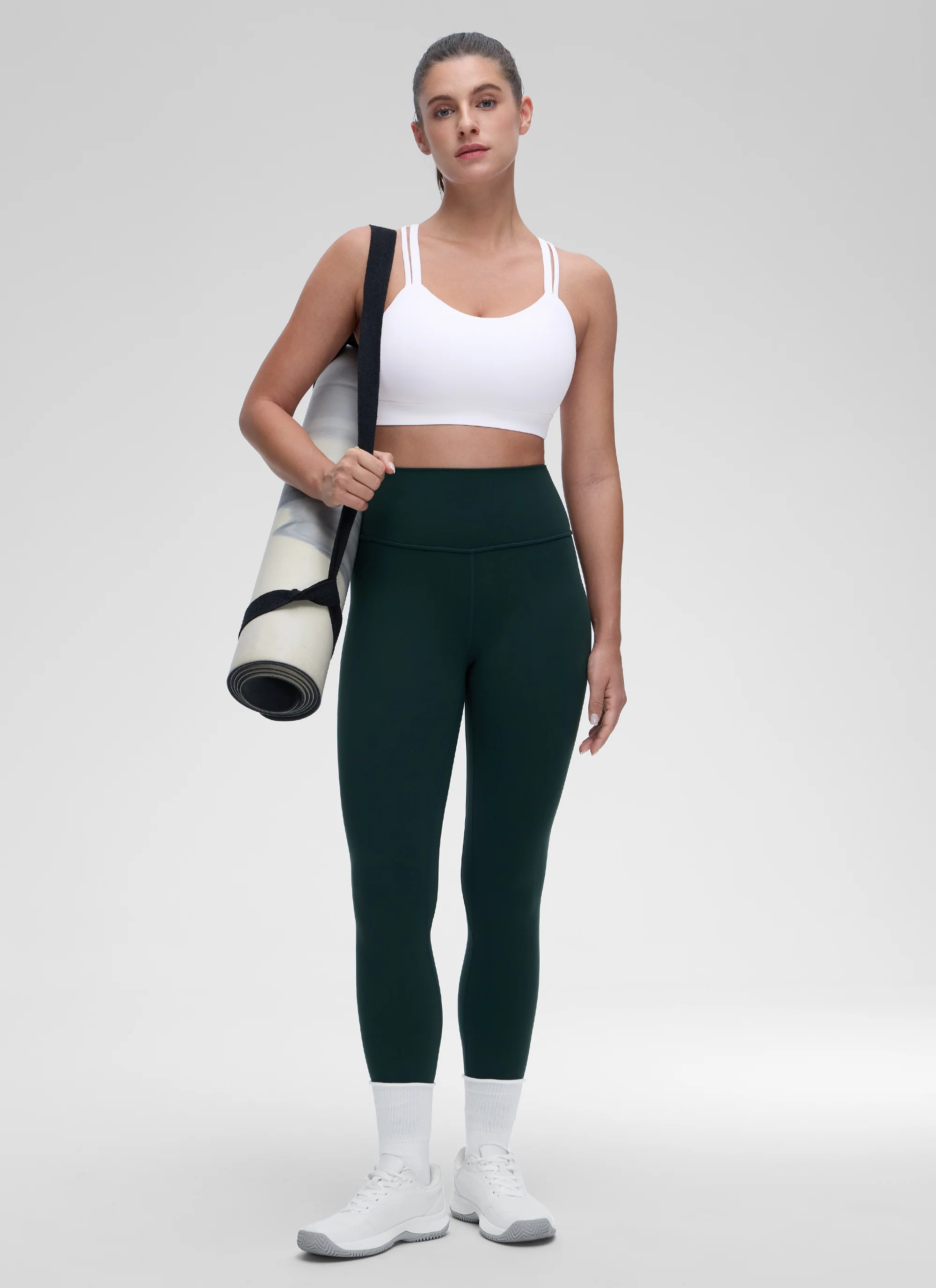 Butterluxe Mold U Neck Double Strap Sports Bra - Image 13