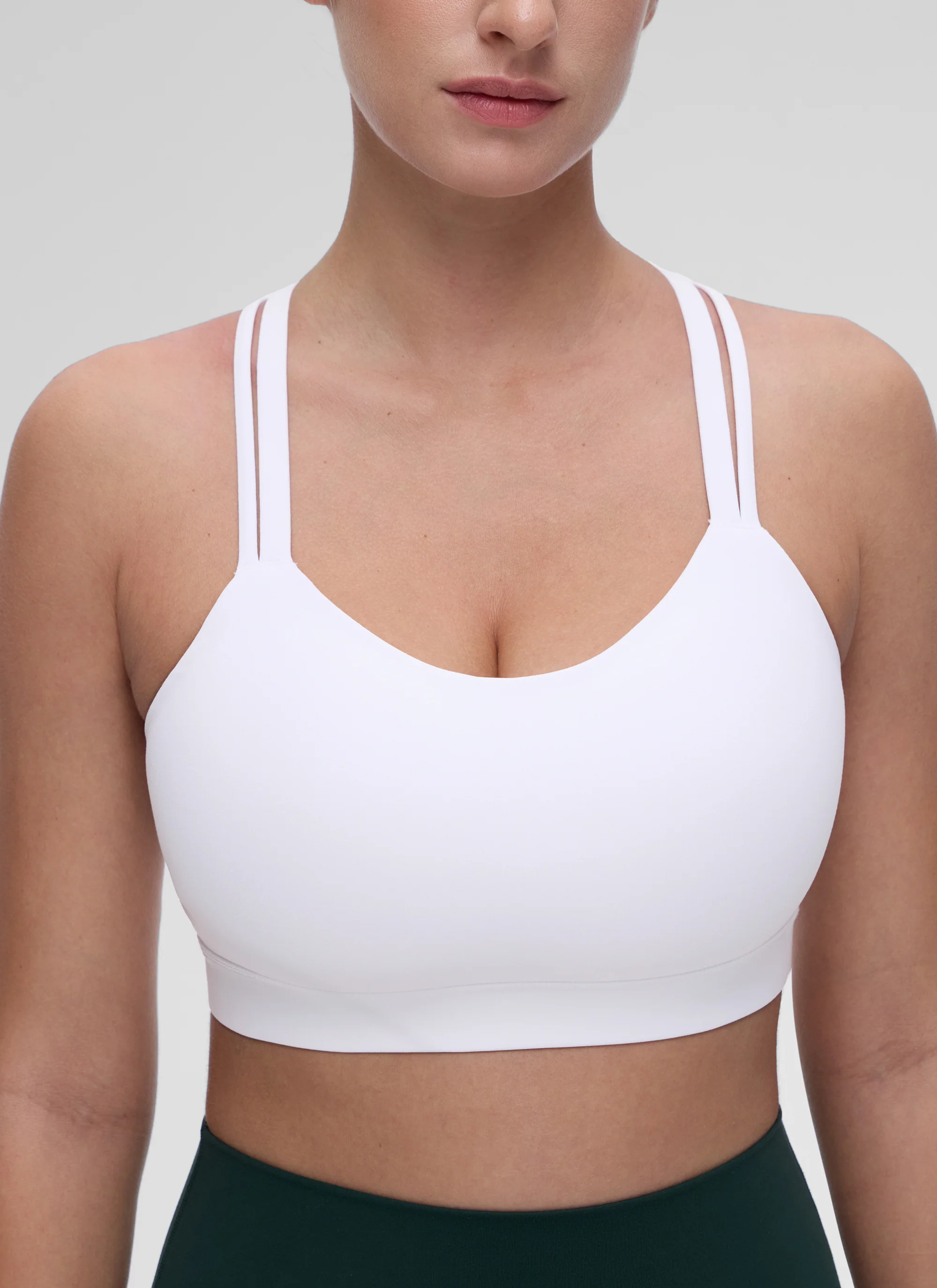 Butterluxe Mold U Neck Double Strap Sports Bra - Image 14