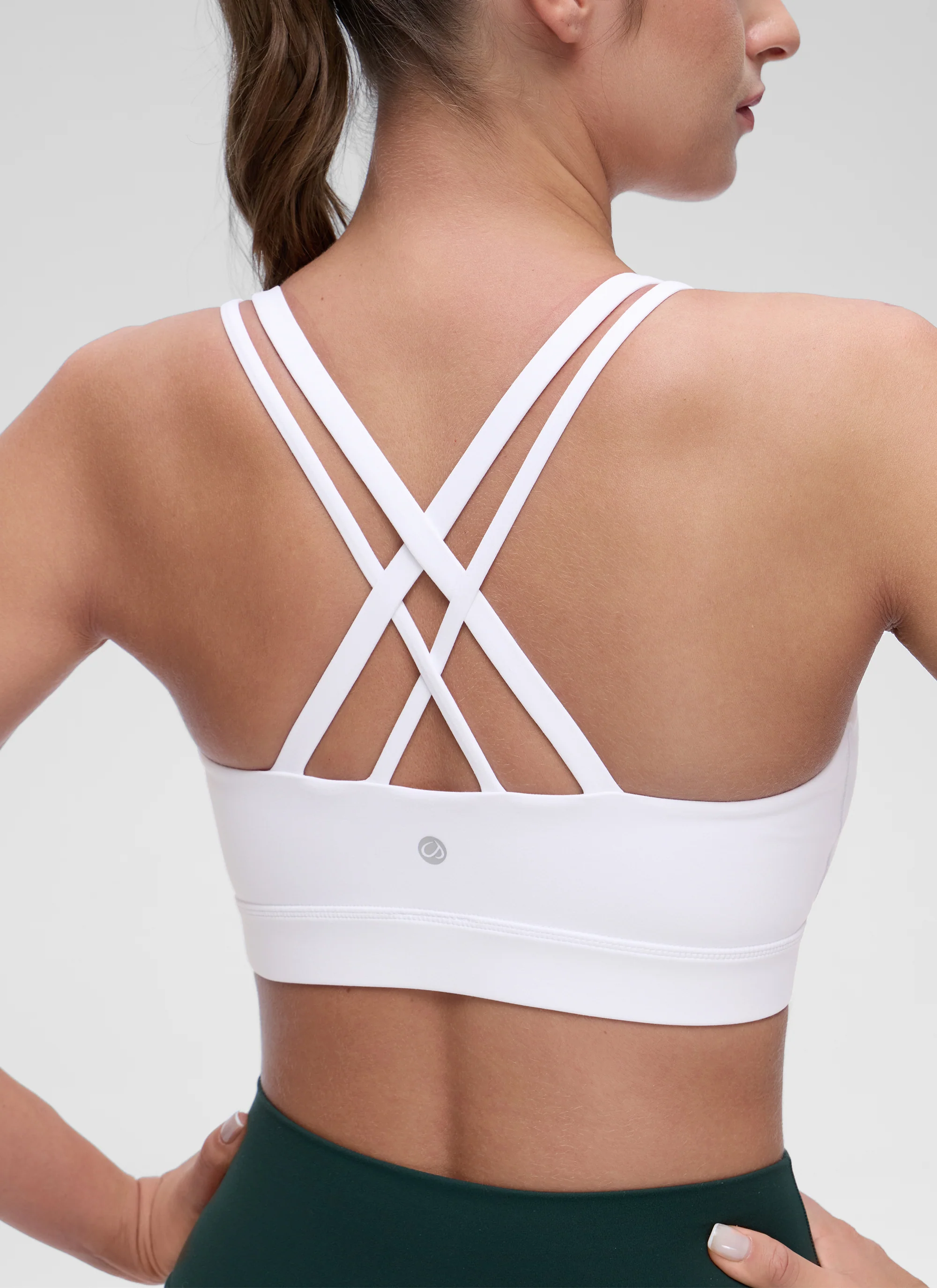 Butterluxe Mold U Neck Double Strap Sports Bra - Image 15