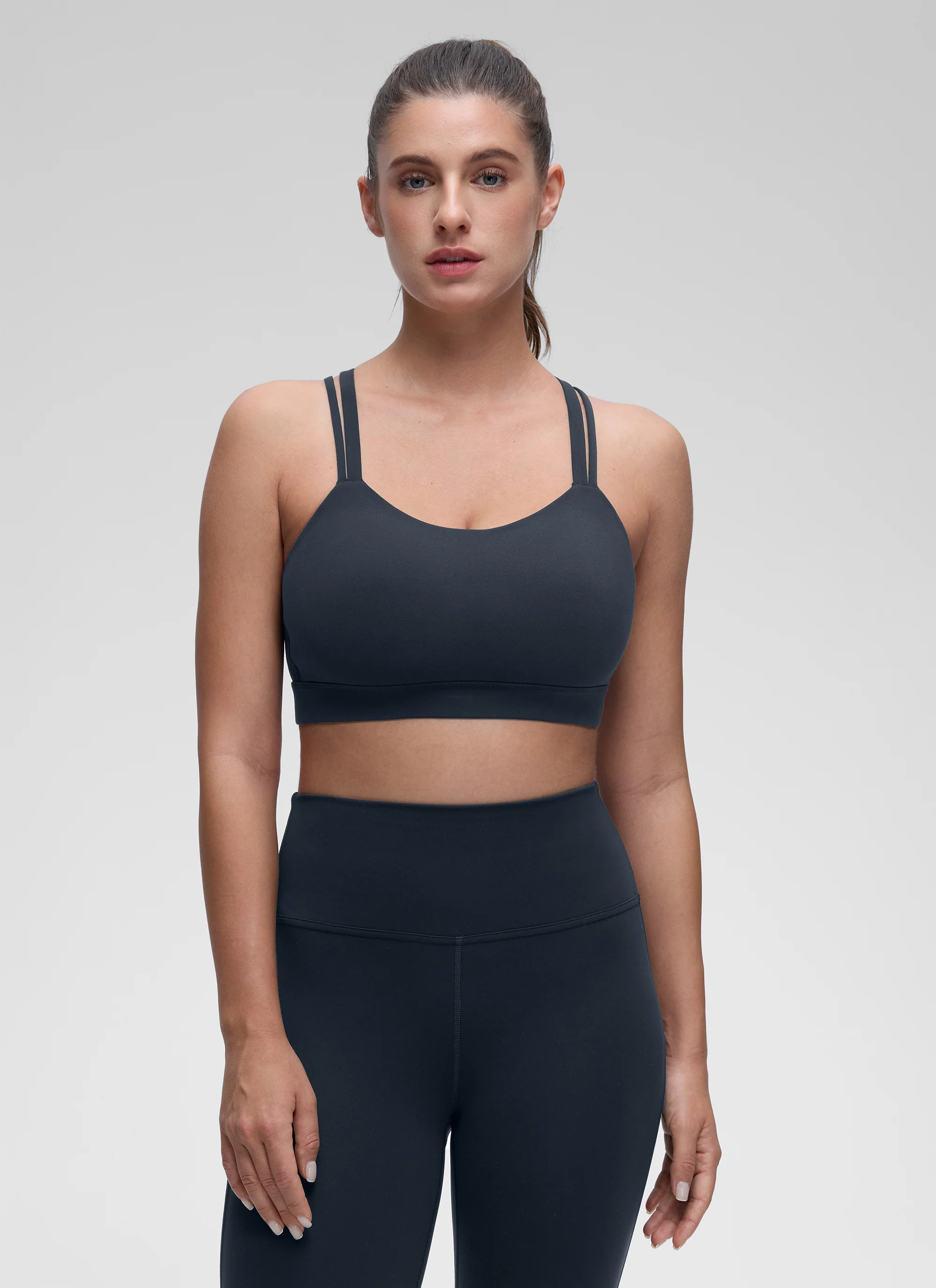 Butterluxe Mold U Neck Double Strap Sports Bra - Image 17