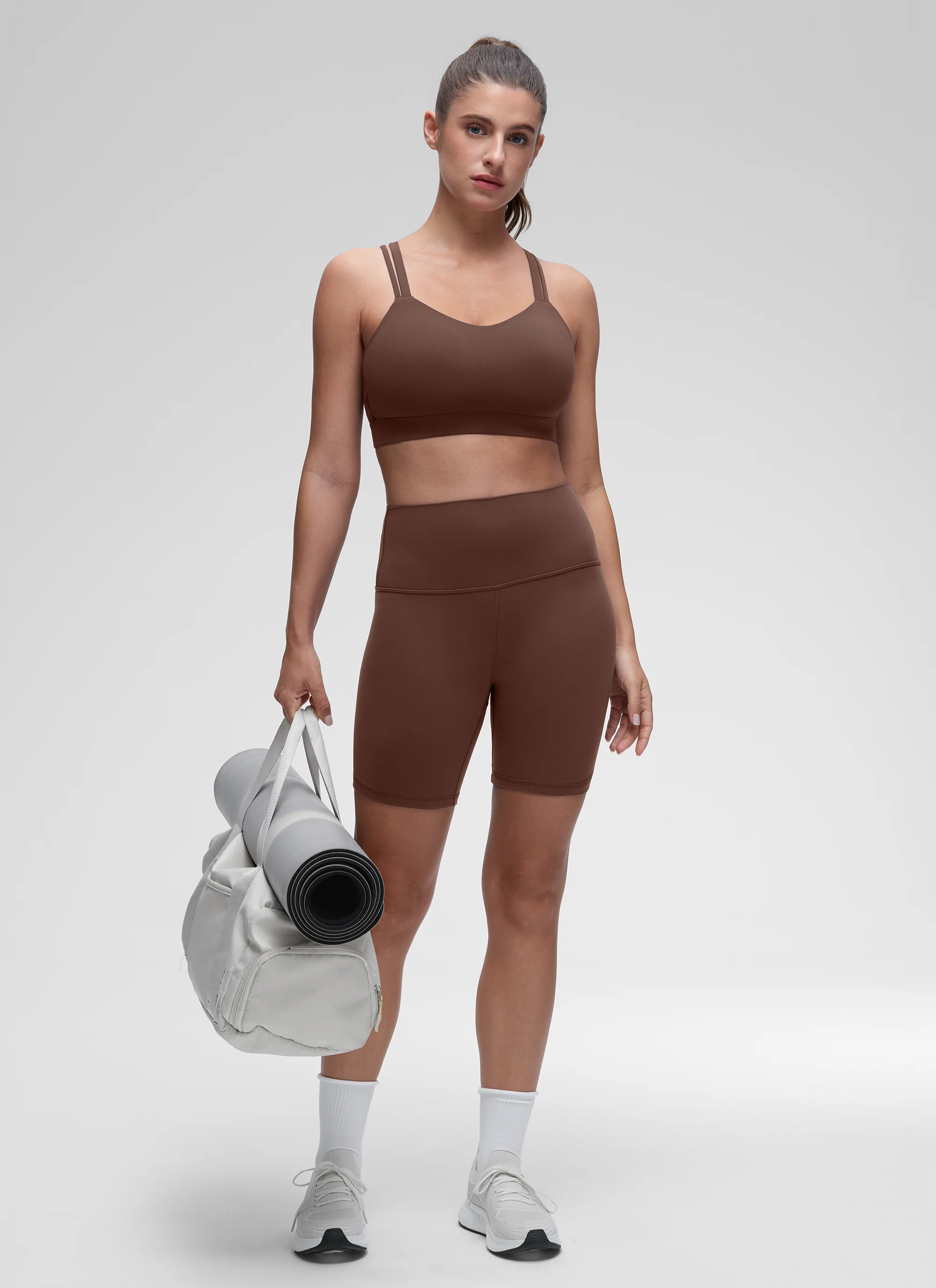 Butterluxe Mold U Neck Double Strap Sports Bra - Image 3