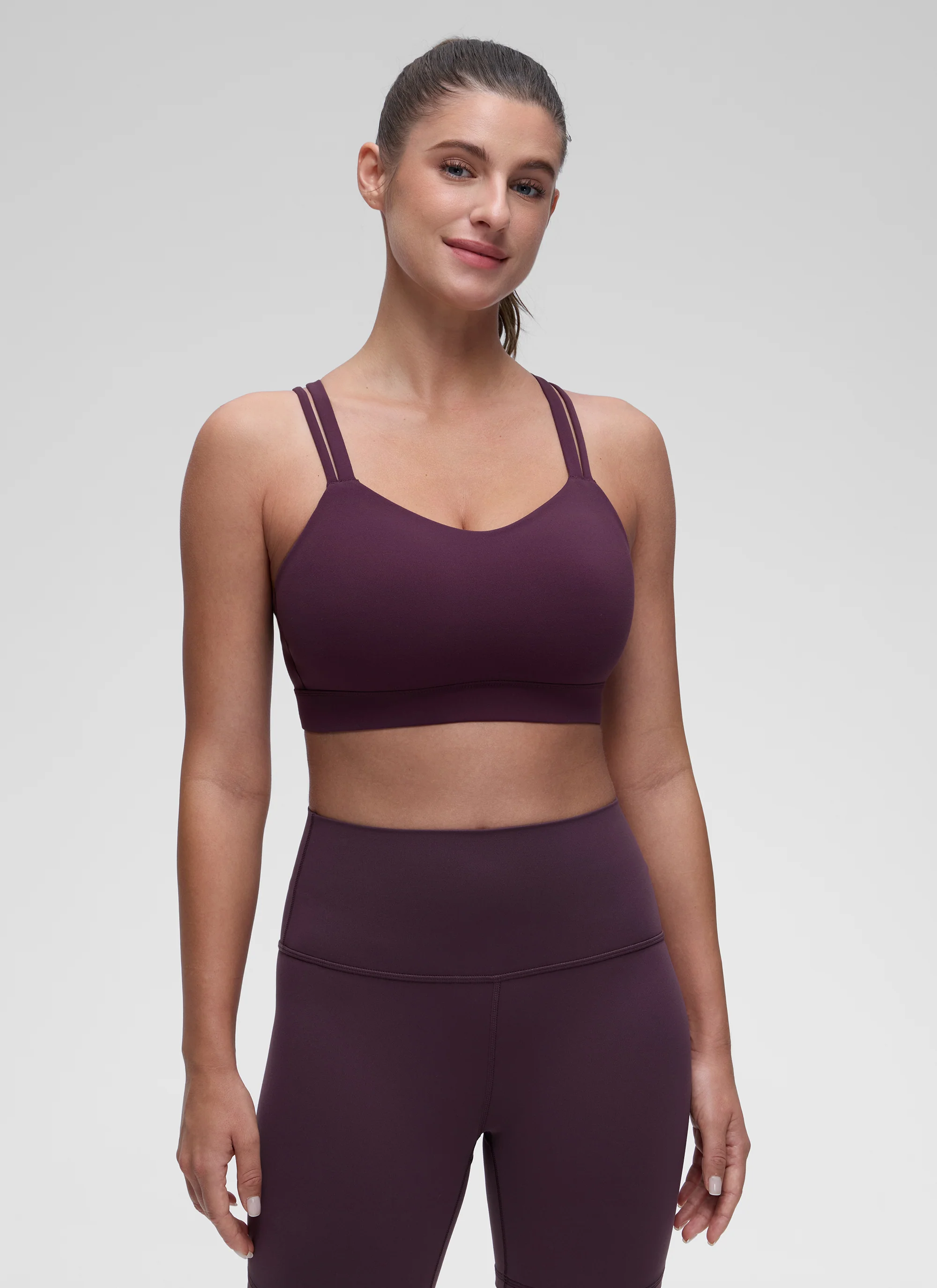 Butterluxe Mold U Neck Double Strap Sports Bra - Image 31