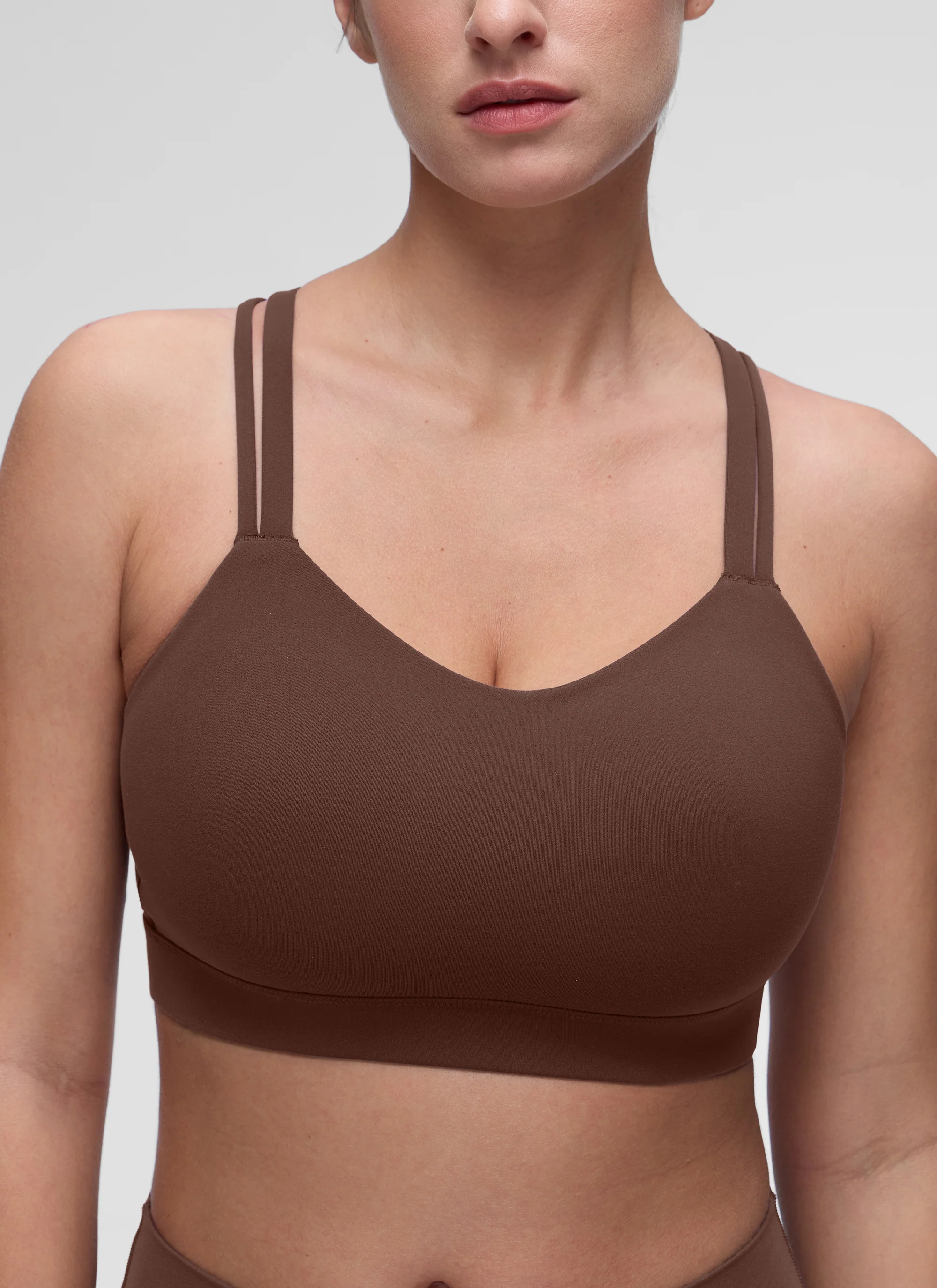 Butterluxe Mold U Neck Double Strap Sports Bra - Image 5