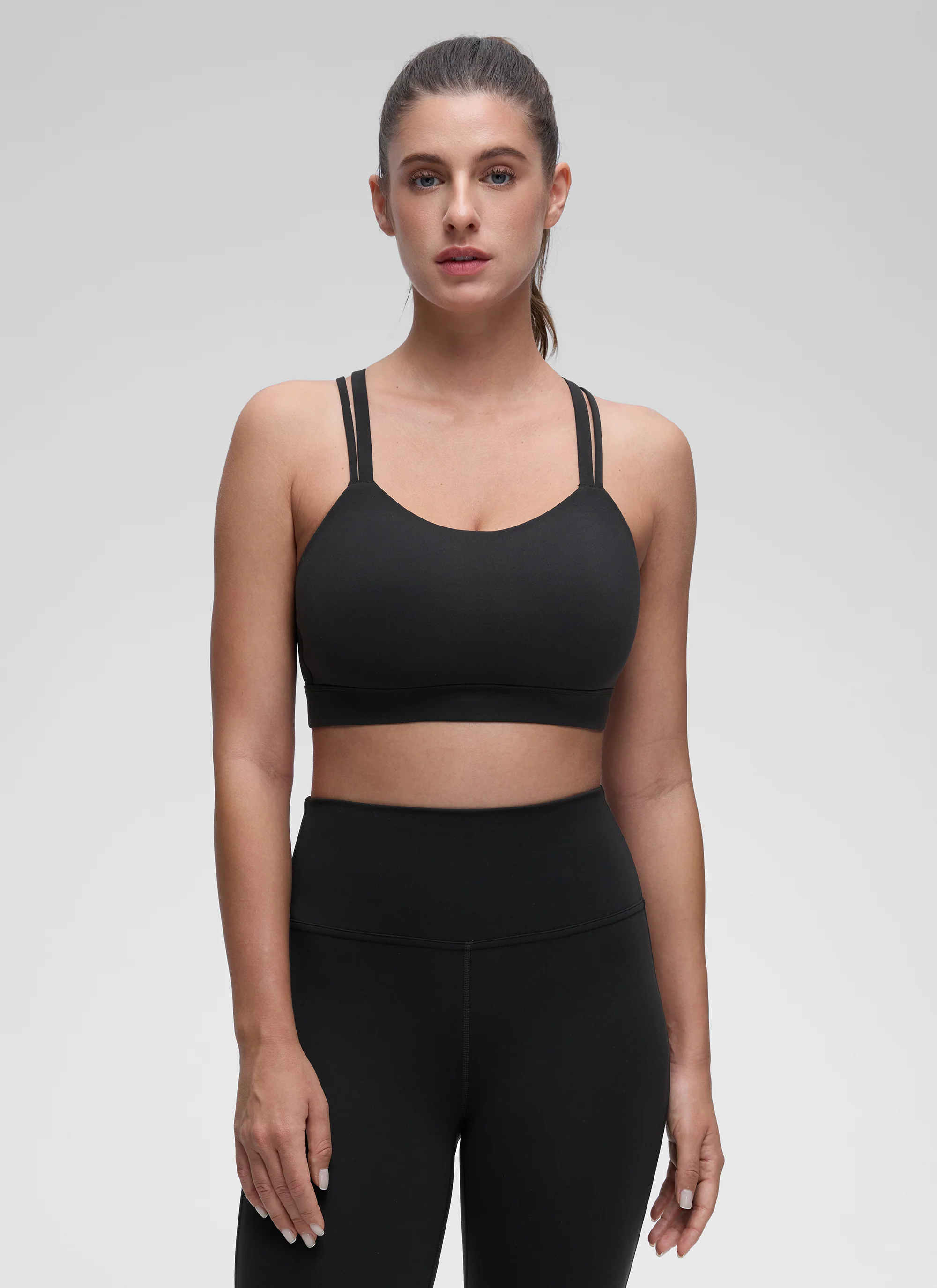 Butterluxe Mold U Neck Double Strap Sports Bra - Image 6