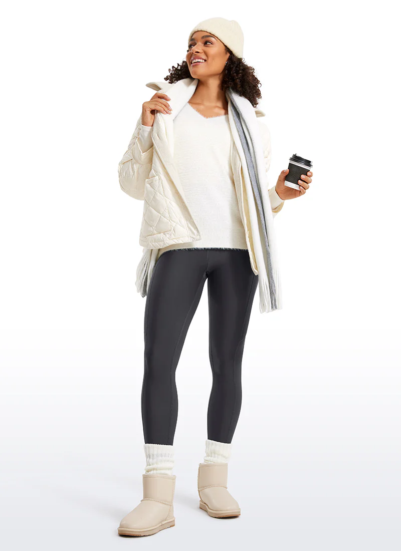 Thermal Fleece Lined Pocket Legging 28'' - Image 39