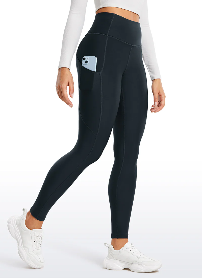 Thermal Fleece Lined Pocket Legging 28'' - Image 4