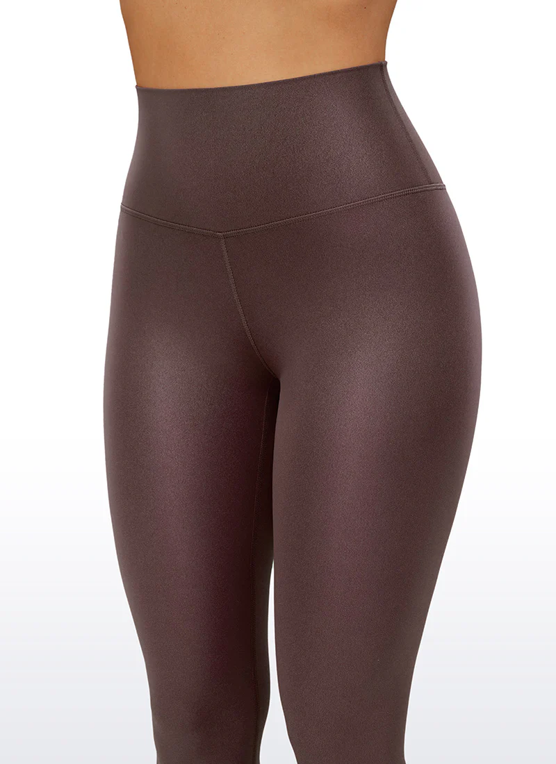 Matte Faux Leather Legging 28'' - Image 4