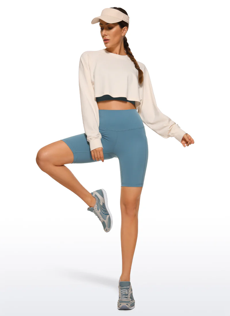 Butterluxe Pocket Yoga Shorts 8'' - Image 10