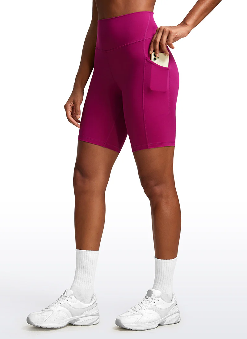 Butterluxe Pocket Yoga Shorts 8'' - Image 4