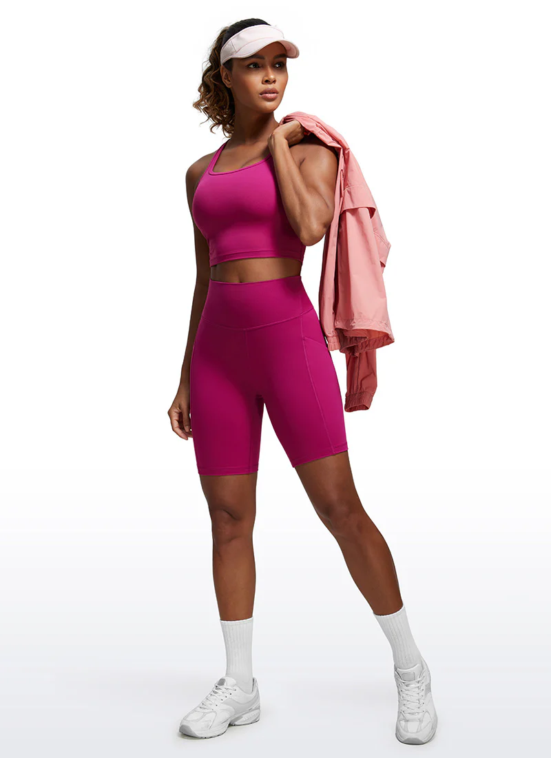 Butterluxe Pocket Yoga Shorts 8'' - Image 6