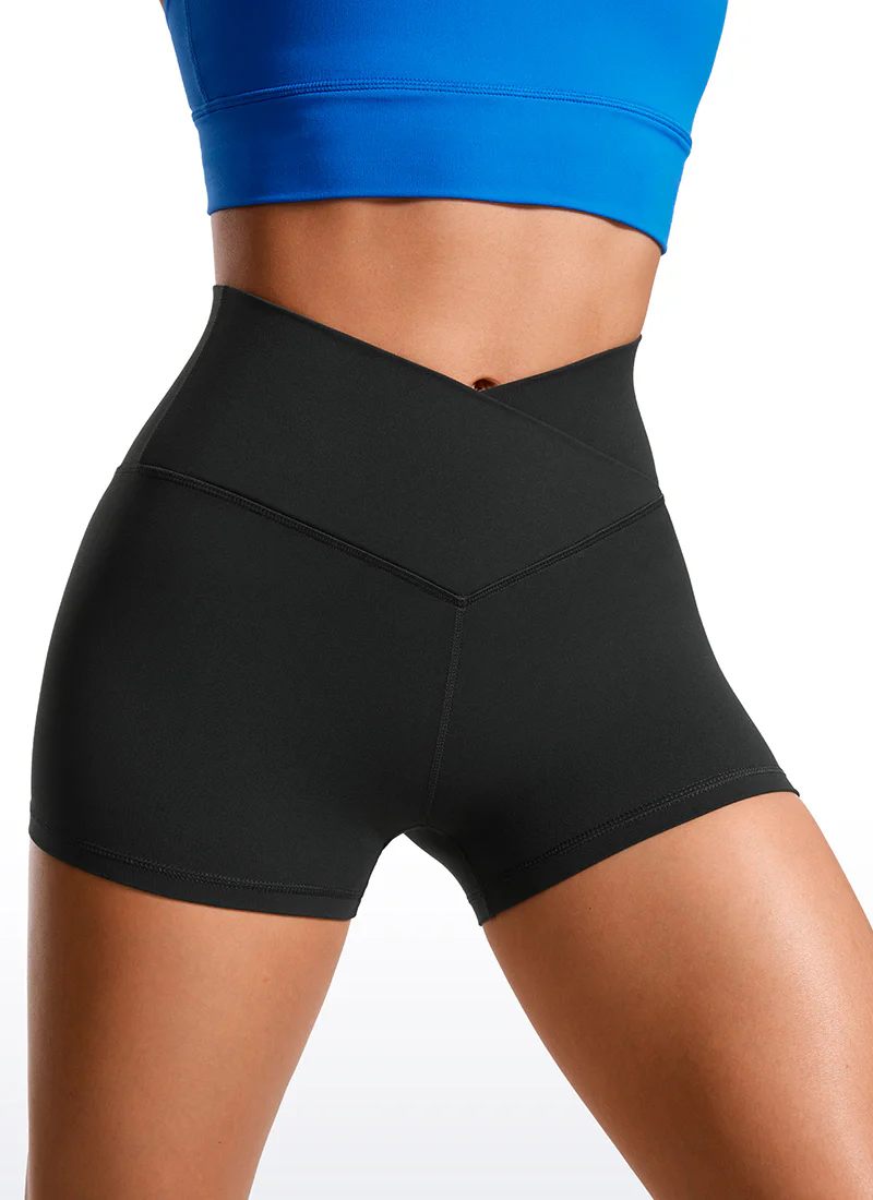 Butterluxe V Cross Waist Shorts 3" - Image 12
