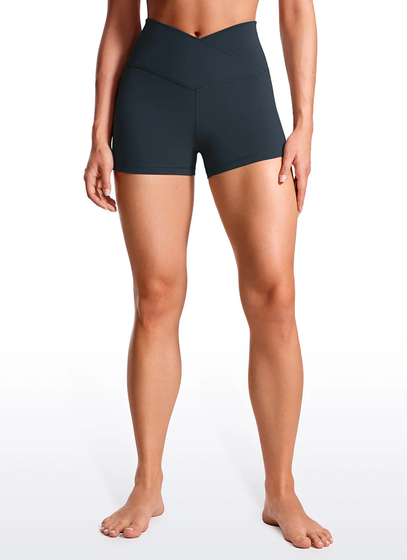 Butterluxe V Cross Waist Shorts 3" - Image 13