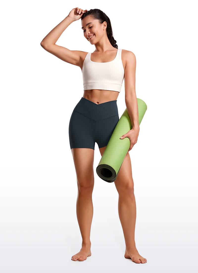 Butterluxe V Cross Waist Shorts 3" - Image 15