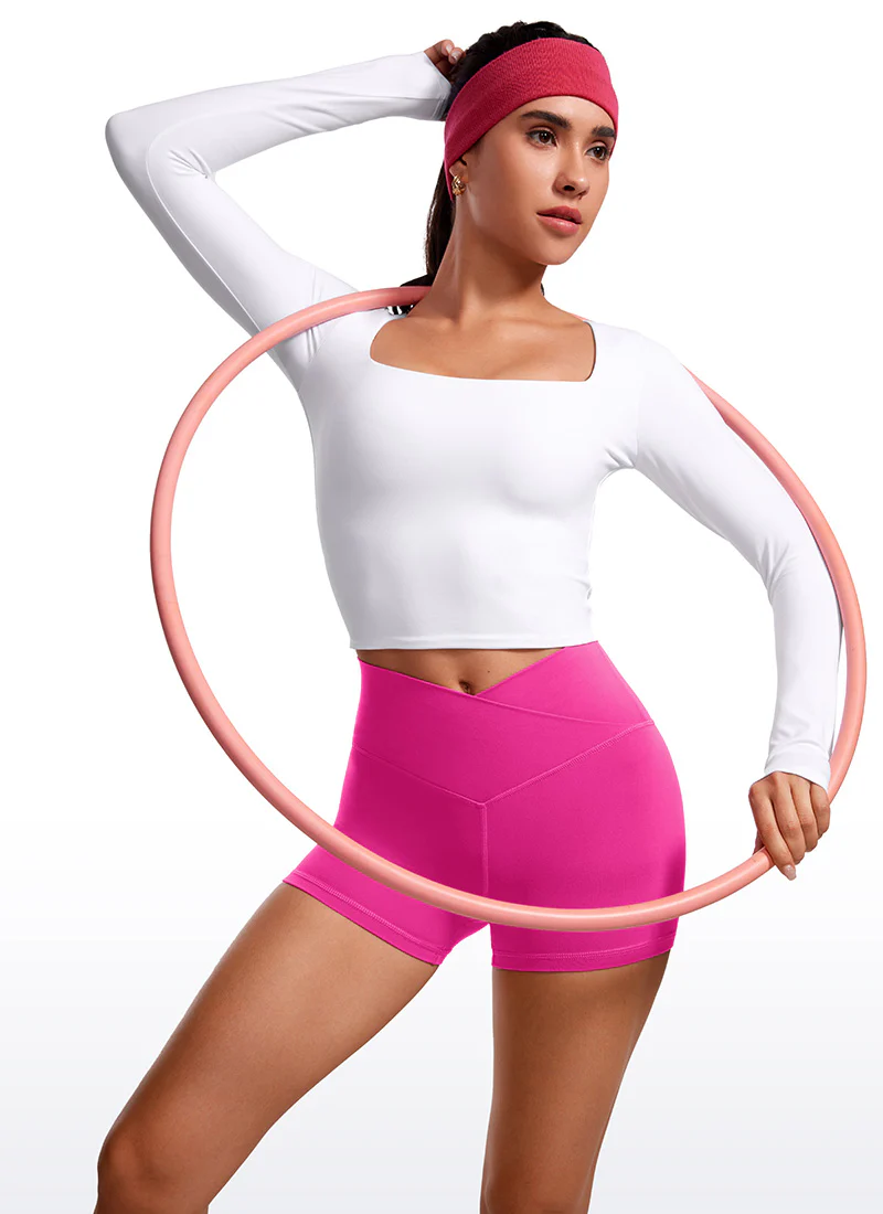 Butterluxe V Cross Waist Shorts 3" - Image 19