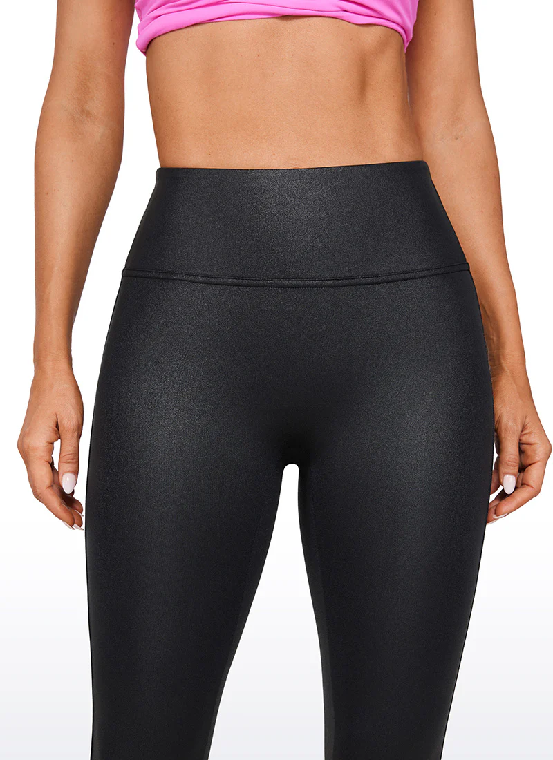 Faux Leather No Front Seam Legging 28'' - Image 4