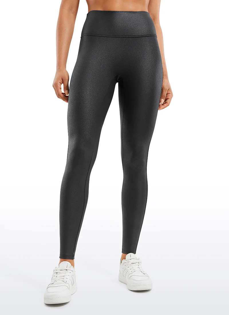 Faux Leather No Front Seam Legging 28'' - Image 6