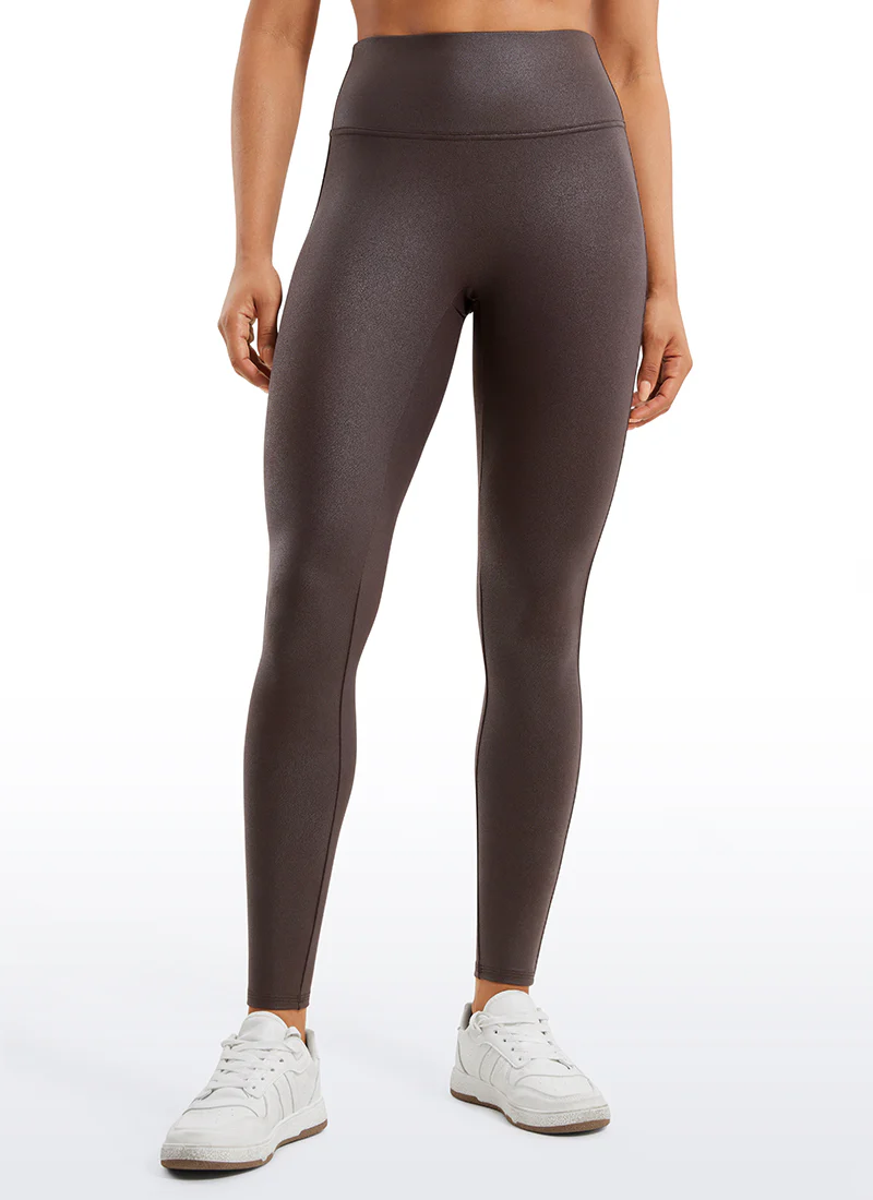 Faux Leather No Front Seam Legging 28'' - Image 9