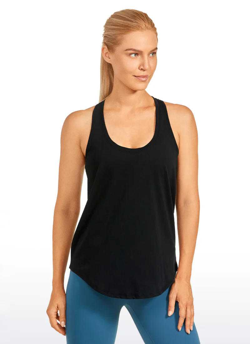 Pima Cotton Tank Racerback - Image 6