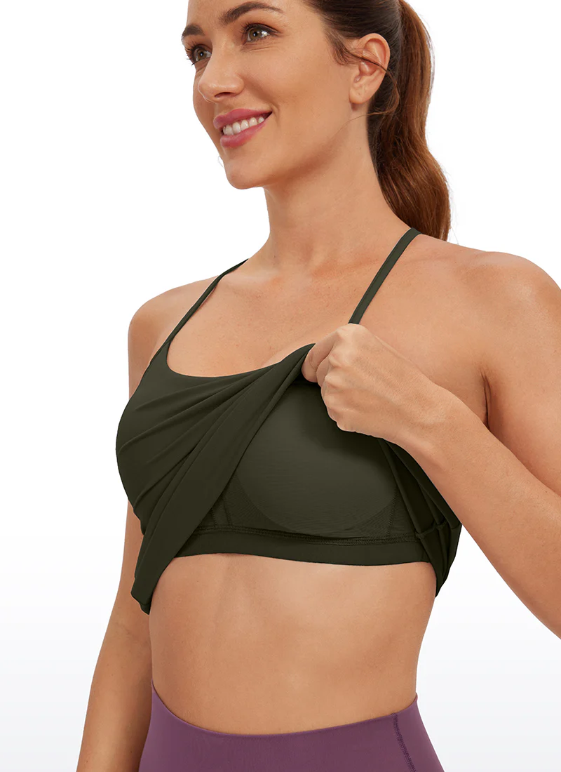 Butterluxe Hip Length Built-in Bra Tank Y Back - Image 10