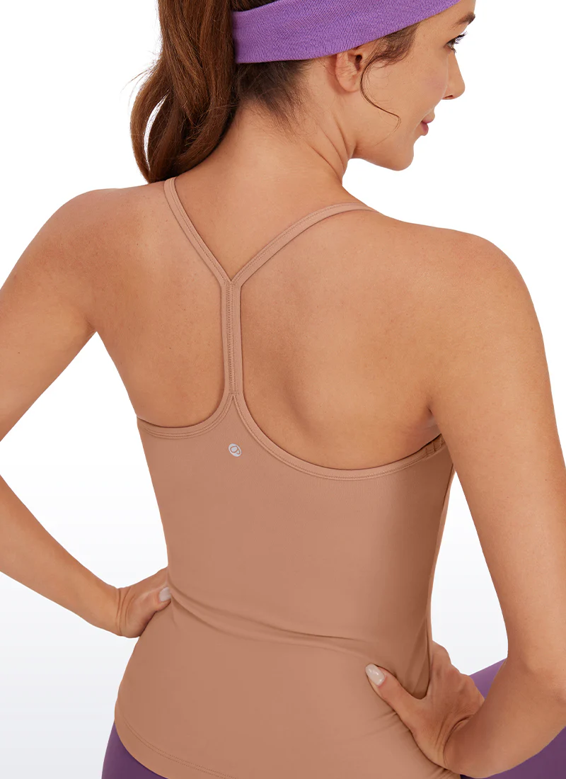 Butterluxe Hip Length Built-in Bra Tank Y Back - Image 13