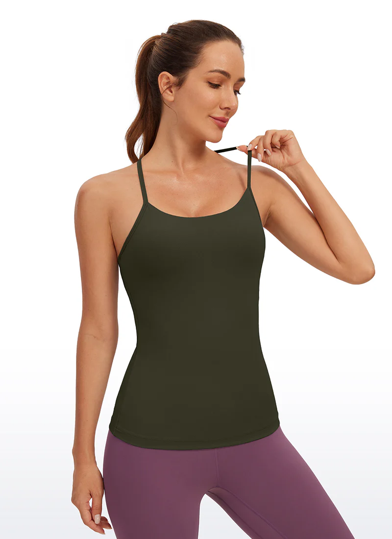 Butterluxe Hip Length Built-in Bra Tank Y Back - Image 8