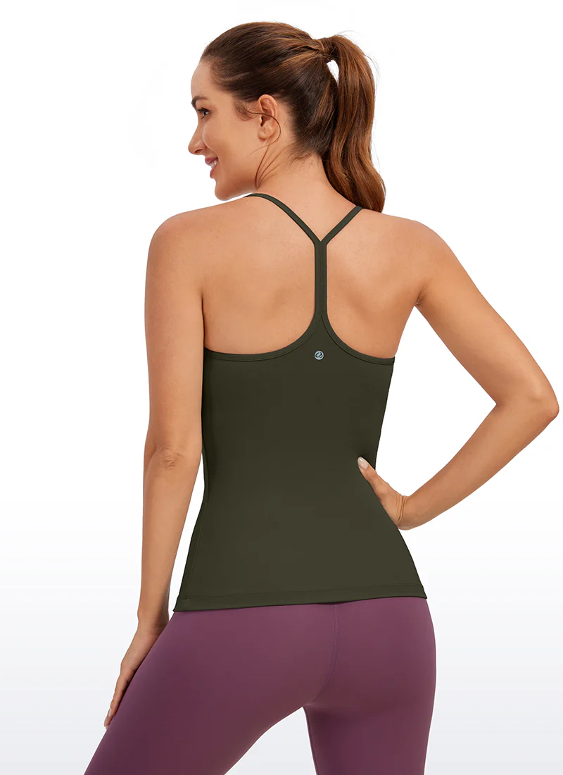 Butterluxe Hip Length Built-in Bra Tank Y Back - Image 9