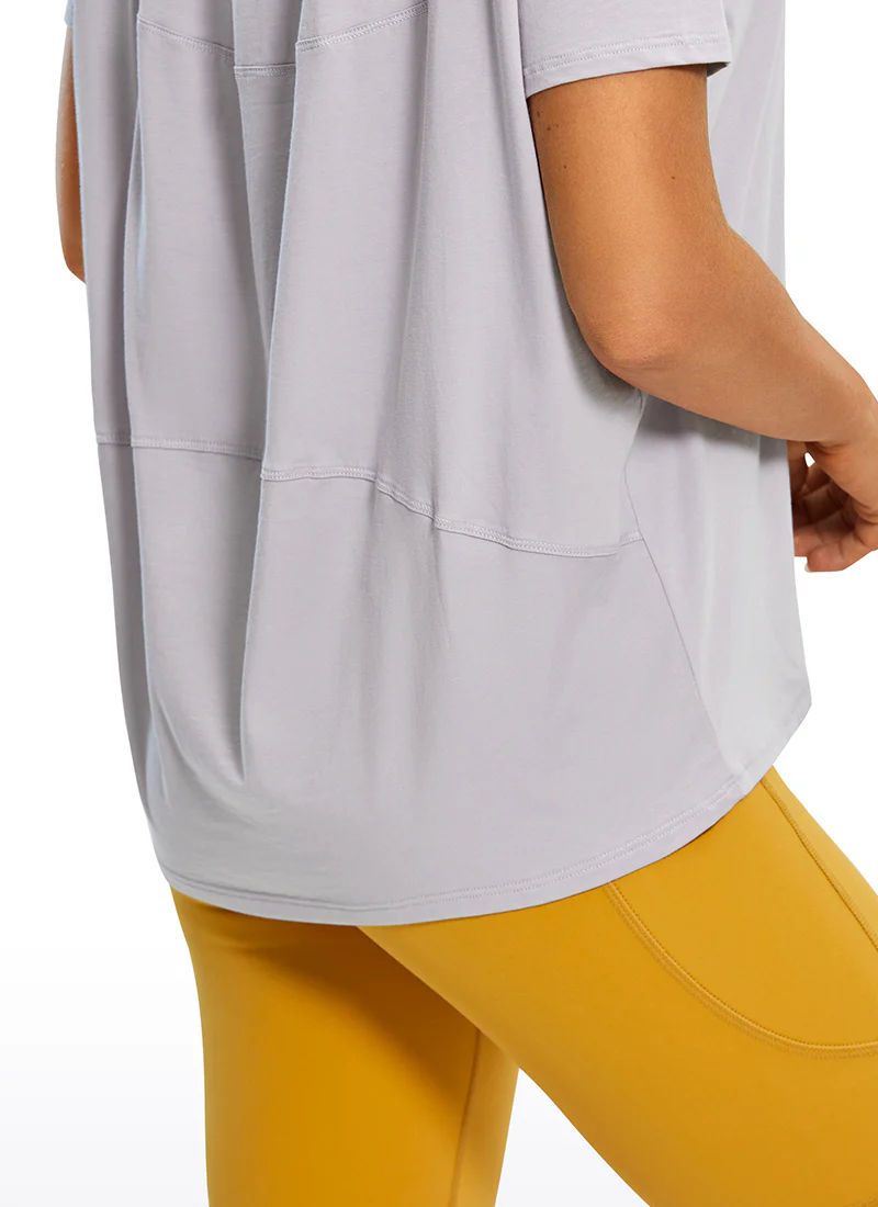 Pima Cotton Boat Neck Short Sleeve - Image 14