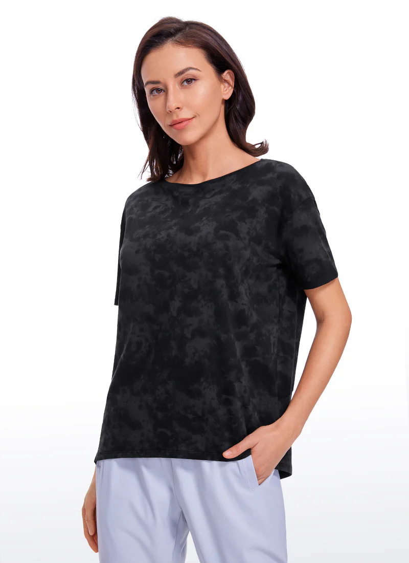 Pima Cotton Boat Neck Short Sleeve - Image 21