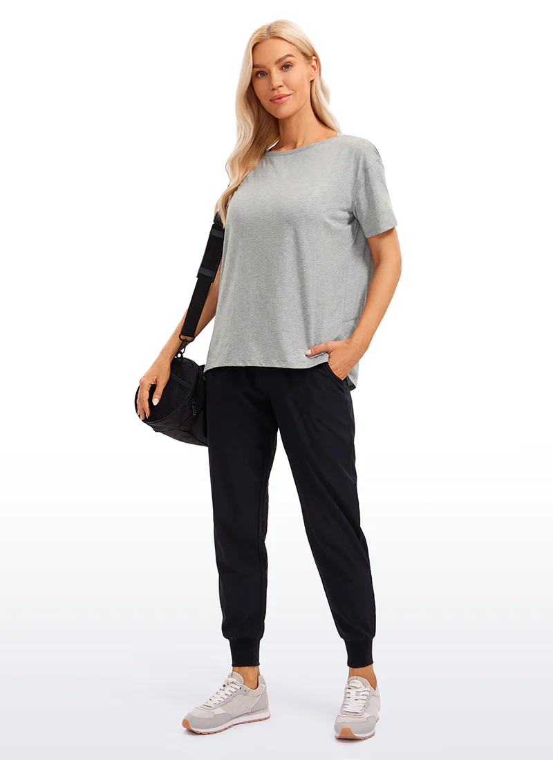 Pima Cotton Boat Neck Short Sleeve - Image 26