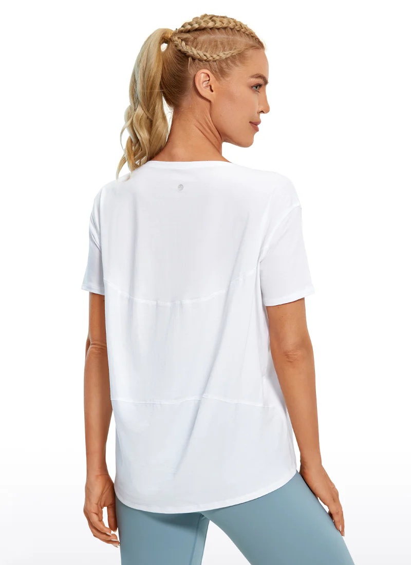 Pima Cotton Boat Neck Short Sleeve - Image 6