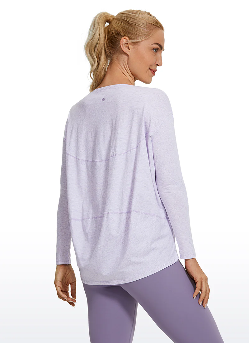 Pima Cotton Boat Neck Long Sleeve - Image 12
