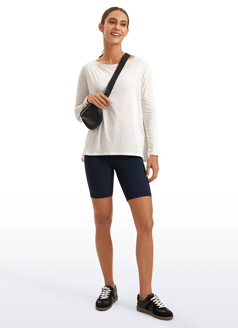 Pima Cotton Boat Neck Long Sleeve - Image 21