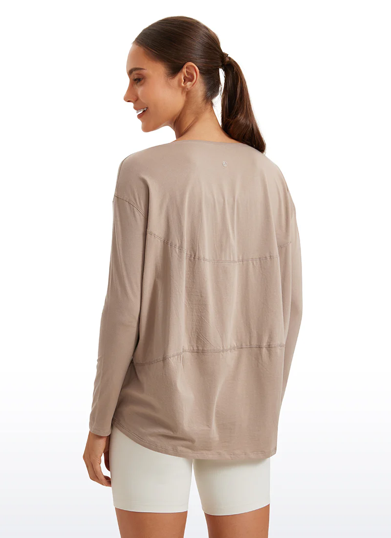 Pima Cotton Boat Neck Long Sleeve - Image 24